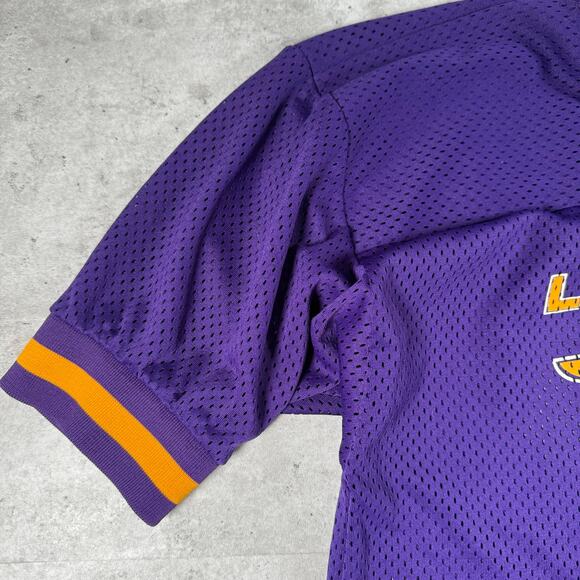 vintage los angeles lakers mesh jersey shirt logo 7 size large made in usa - Picture 4 of 5